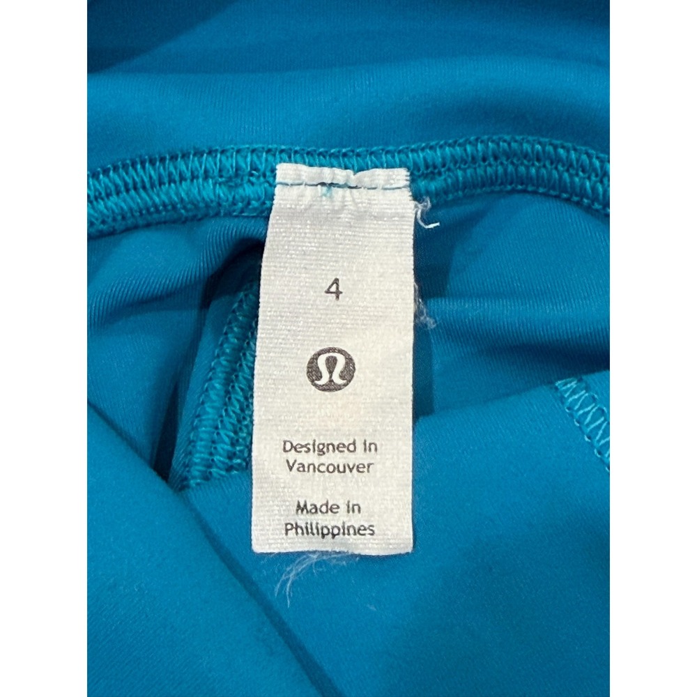 Lululemon Wunder Train High-Rise Tight 25 Teal Blue LW5CR7S Size 4 - Picture 4 of 5